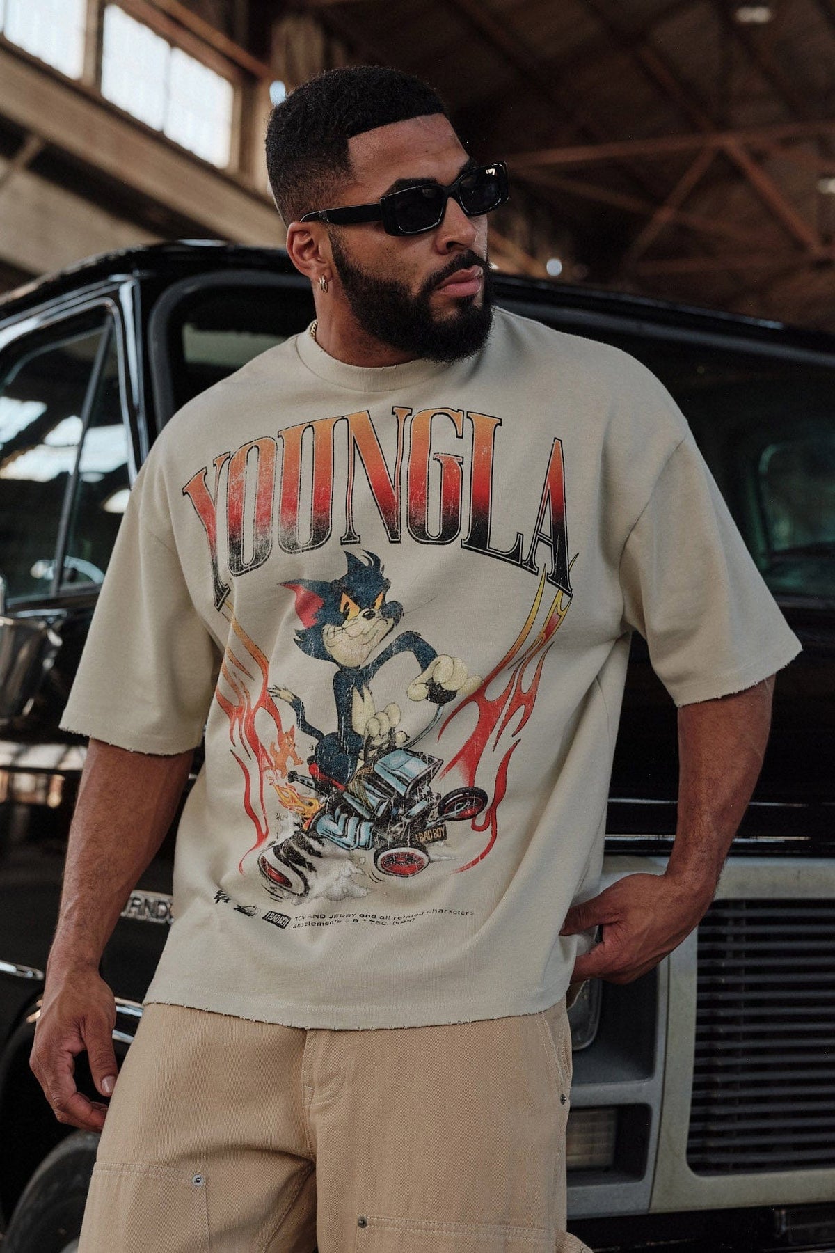 YoungLA x Tom & Jerry “Speed Demon” Graphic Tee