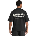 GS Oversized “Keep Showing Up” Graphic Tee – Black