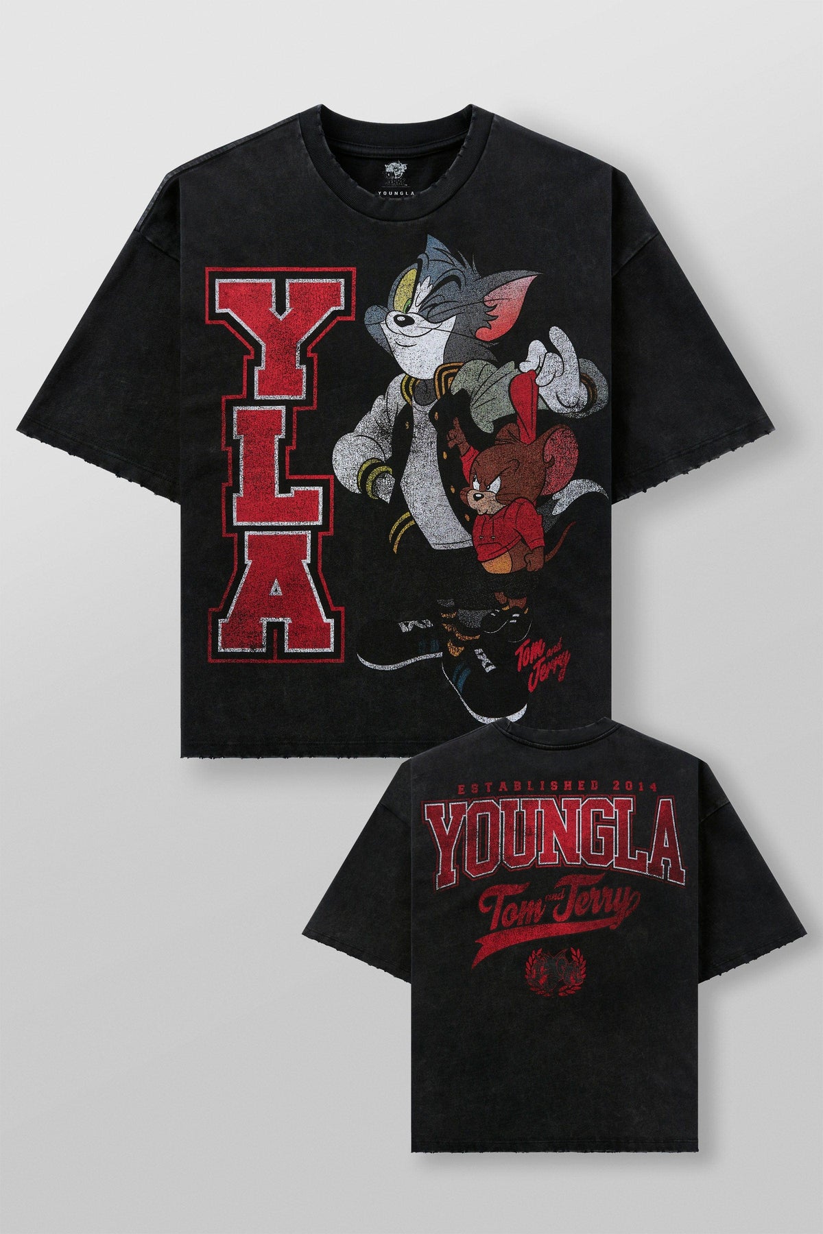 YoungLA x Tom & Jerry “Varsity” Graphic Tee