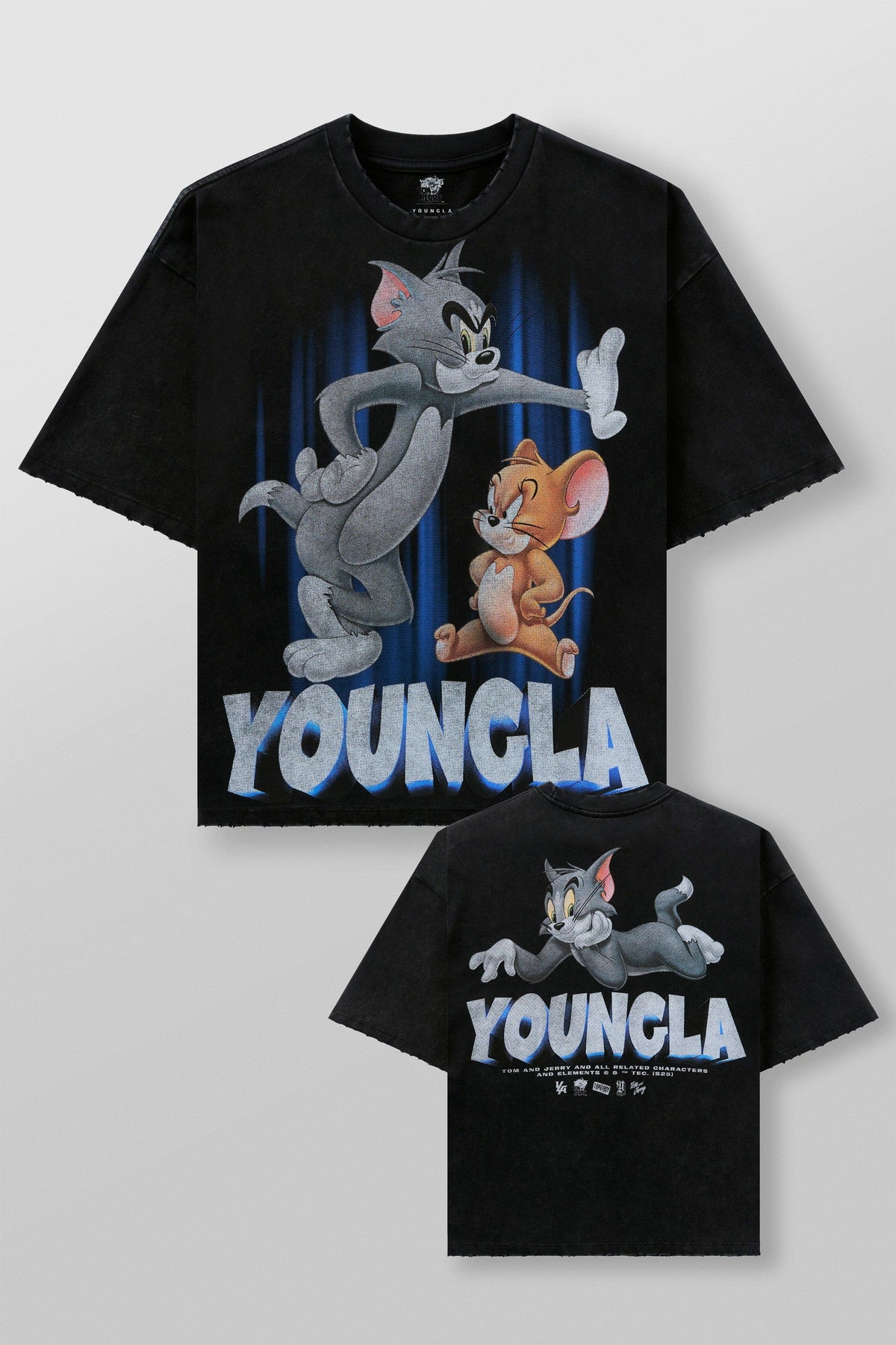 YoungLA x Tom & Jerry “Midnight Chase” Graphic Tee