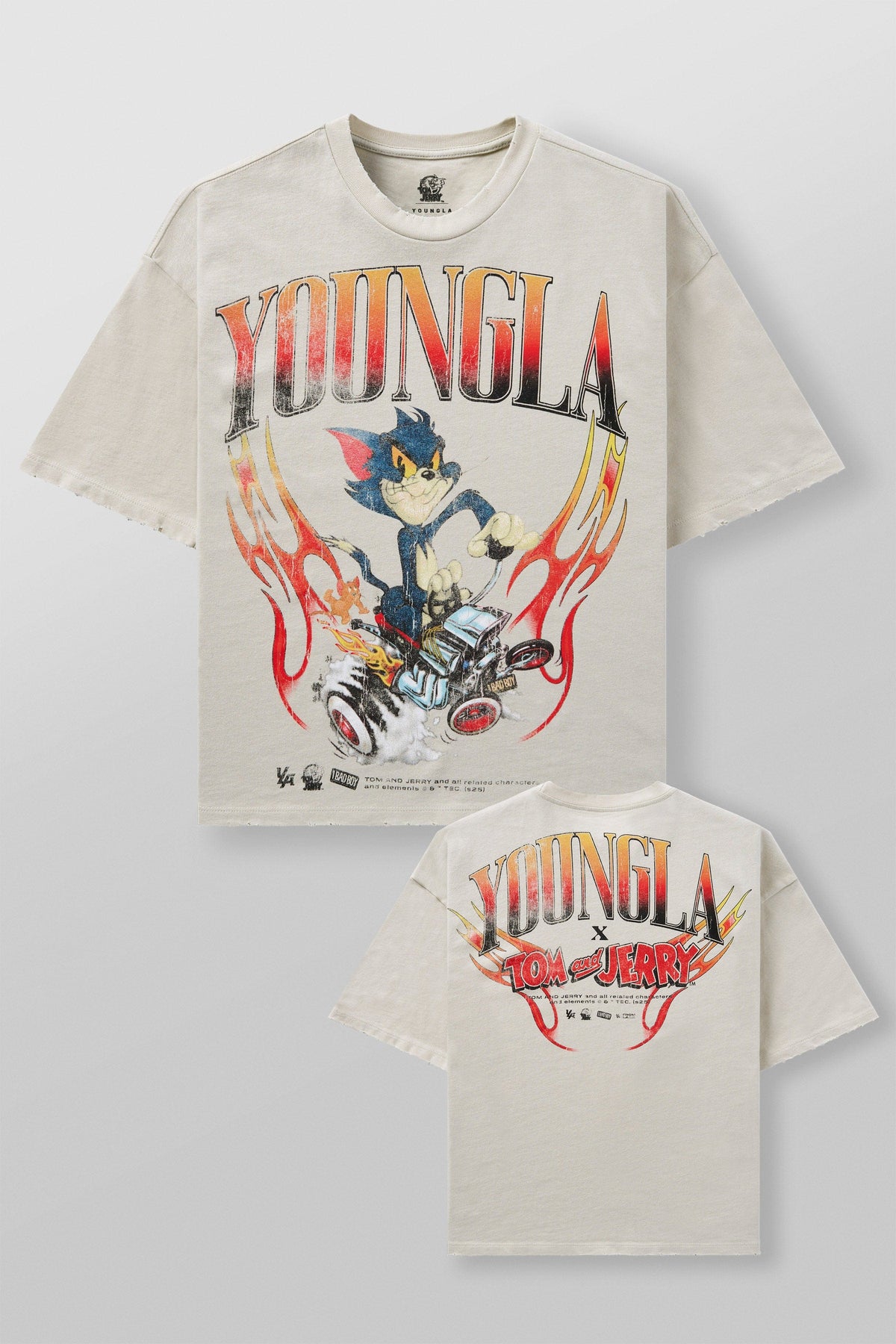 YoungLA x Tom & Jerry “Speed Demon” Graphic Tee