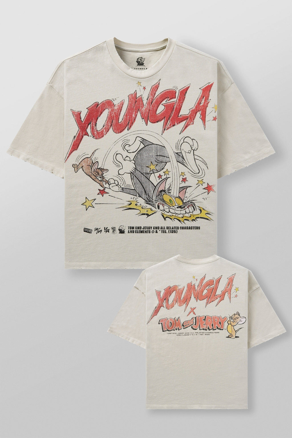 YoungLA x Tom & Jerry “Fight Time” Vintage Tee